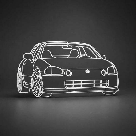 Honda Del Sol - model 3D